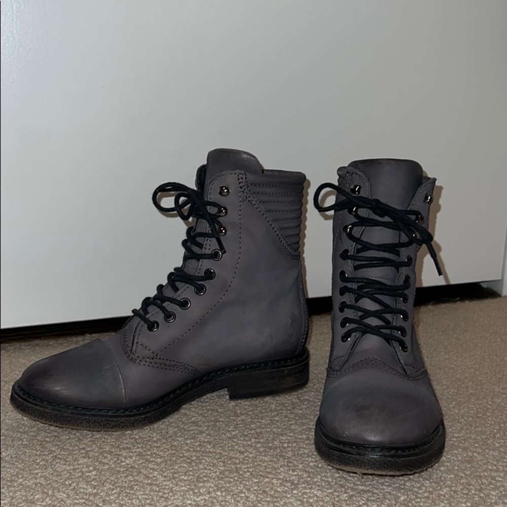 Gray Free People boots
